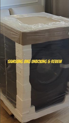 Unboxing & Review Samsung WW80CGC04DABLE washing machine!