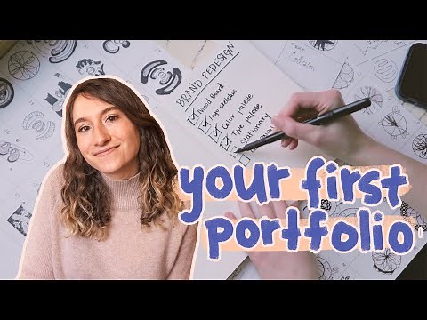 how to make your first portfolio | graphic design & user experience design