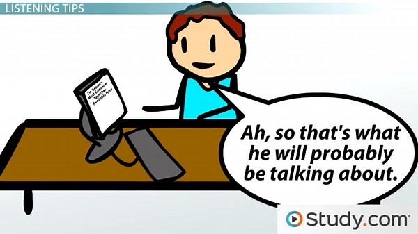 Improving your Note-taking Skills: Strategies for Mapping a Speech