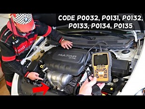 FIX CODE P0032 P0131 P0132 P0133 P0134 P0135 DODGE DART, CHRYSLER 200 JEEP CHEROKEE COMPASS RENEGADE
