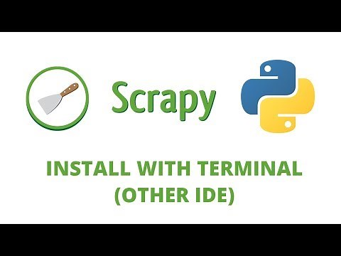 Python Scrapy Tutorial - 5 - Installation with Terminal / Sublime