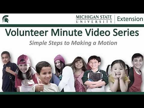 Five simple steps to making a parliamentary motion