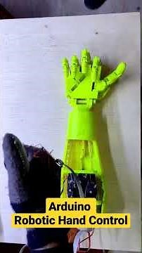 Arduino and Flex Sensor based Robotic Hand Control