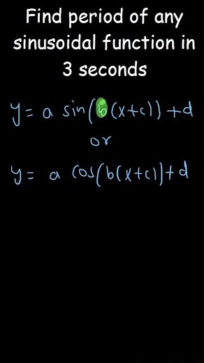 AP Precalc 3.6 Sinusoidal Function Transformation Find period of sinusoidal funct #apprecalculus