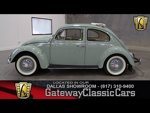 1963 Volkswagen Beetle Ragtop Stock #209 Gateway Classic Cars of Dallas