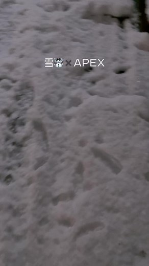 雪でテルミットグレネード！みたやつの真似😭#apex #apex女子 #雪#グレネード