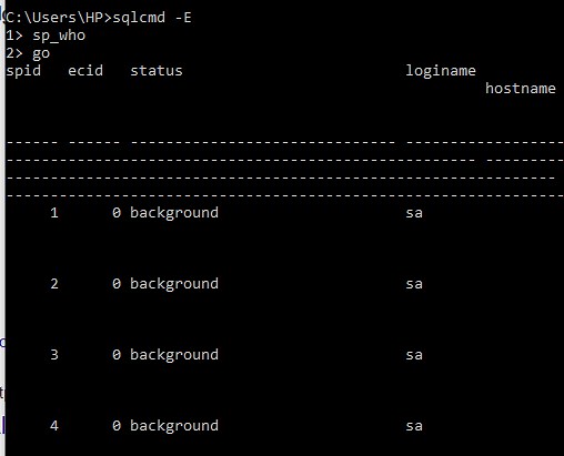 SQL GO command in SQL Server