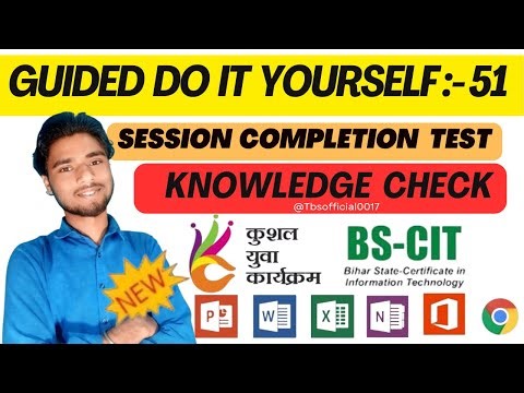 GUIDED DO-IT-YOURSELF SESSION 51 | BS-CIT SESSION 26