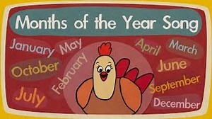 Months of the Year Song | Song for Kids | The Singing Walrus Chords - ChordU