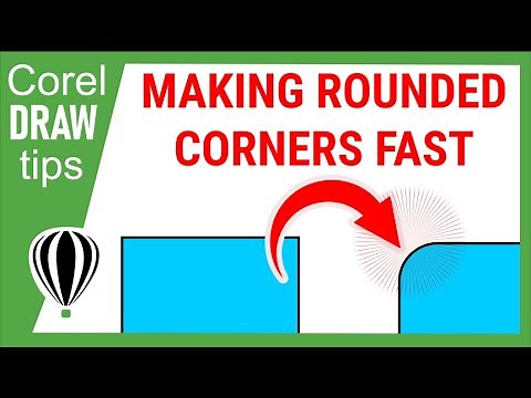 CorelDraw Trick: Make Rounded Corners FAST!