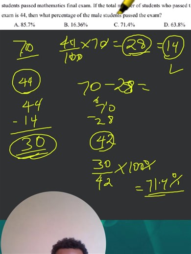 Struggling with percentage questions in Grade 12 Math Aptitude exams? In this short lesson, an expert online math tutor explains a simple and effective way to solve percentage problems step by step. This type of question is very common in the Grade 12 entrance exam and aptitude tests, so understanding the concept clearly can help you improve your score and confidence. If you are preparing for Grade 12 math aptitude, this tutorial will help you learn faster and practice smart strategies for solvi