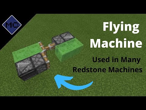 Minecraft Bedrock: Flying Machine Tutorial!
