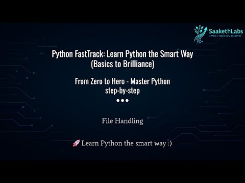 Python File Handling Tutorial – Read, Write & Append Files (Beginner Friendly)