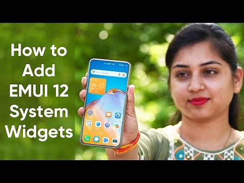 Huawei EMUI 12 System Widgets