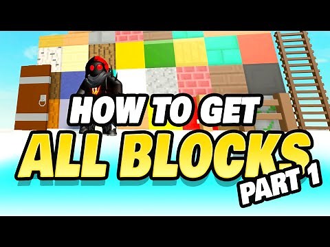 How to Get All Blocks in Roblox Islands Part 1