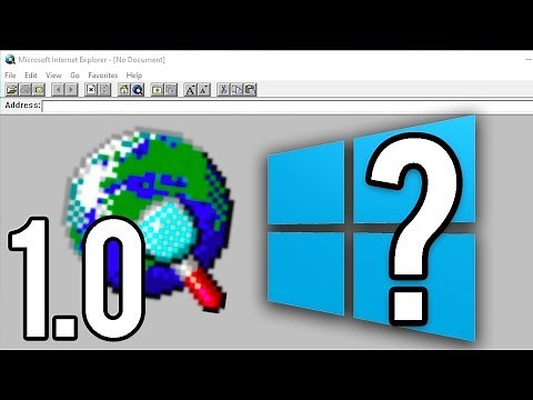 Internet Explorer 1.0 on Windows 10?