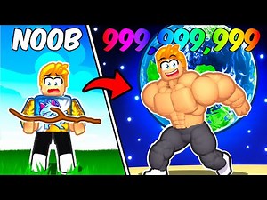 Becoming The Biggest With 1,000,000 Muscles In Giant Lifting Simulator