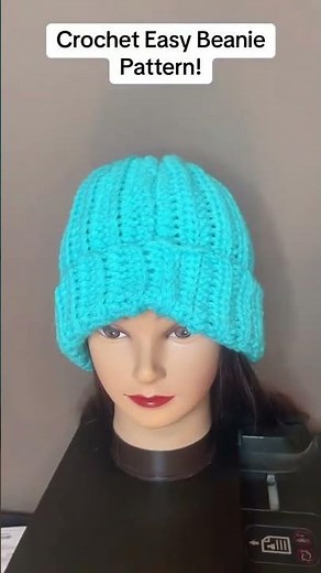 Easy Crochet Beanie Tutorial | DIY Crochet Hat for Beginners