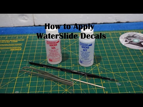 How to Apply Waterslide Decals- Using Micro Sol and Set