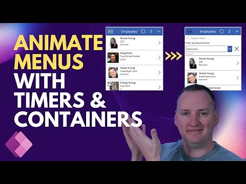 Build an Animated Power Apps Hamburger Menu for Easy Data Filtering