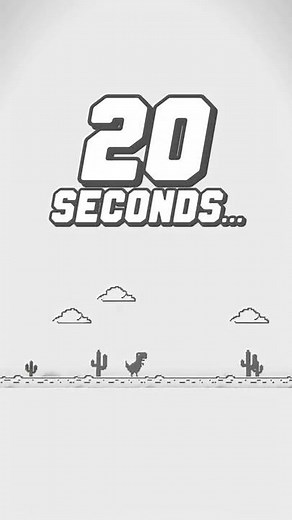 How To Make Dino Run Game in 20 Seconds