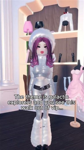 The theme is Galactic Explorers and you see this walk out of VIP... #dresstoimpress #fashion