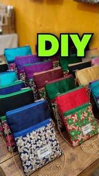 DIY Sling Bag ✨😍 घर बैठे बनाओ & Sell करो 💰🔥Bag cutting and stitching #viralshort #trending #diy