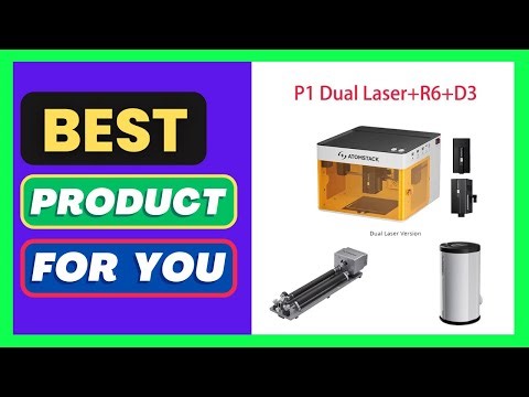 ATOMSTACK P1 Portable 2-in-1 Dual Laser Engraver 5W Diode and 1.2W