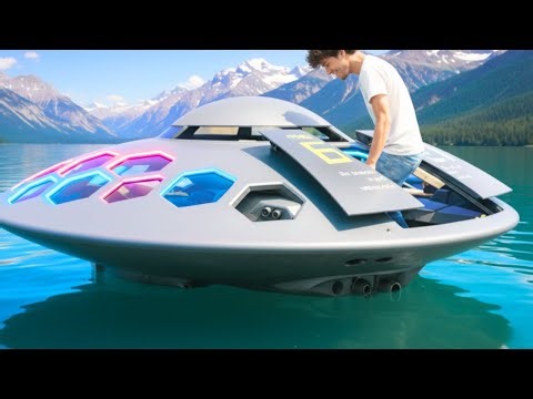 Man Builds DIY UFO Boat That Actually Floats | Start to Finish by ‪@Mr_Ho ‬
