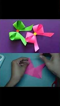 How to make a paper Bow/Ribbon