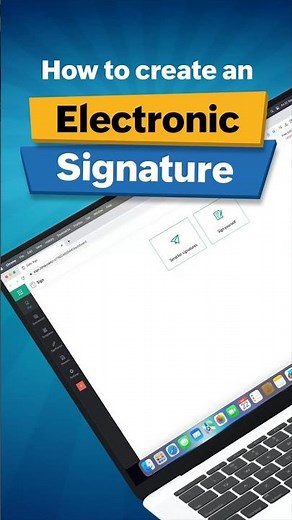 How to create an electronic signature online