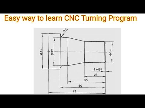 CNC Turning Programming / Basic CNC Programming for turning / CNC Lathe Programming / CNC