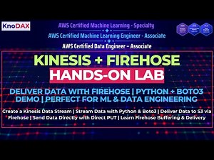 Orchestrate Real-Time Data Ingestion with AWS Kinesis & Firehose – Hands-On Lab