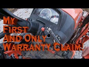 My First and Only Warranty Repair in 2 Years -Kubota BX23S - Throttle Lever Replacement