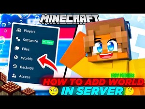 Add Worlds to Your Aternos Minecraft Server 🤯 In Minutes / 1.21 / 2025 Easy #tutorial / #minecraft