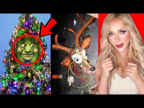 CURSED CHRISTMAS ANIMATRONICS YOU WILL NOT BELIEVE EXIST.... (*CREEPY*)