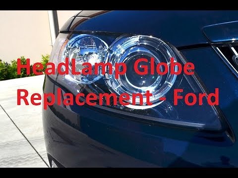 Headlamp Bulb Replacement - Ford