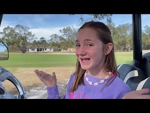 Driving the Golf Cart 4K