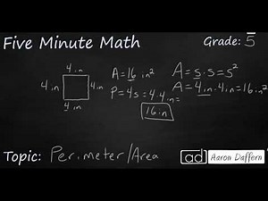 5th Grade Math Area and Perimeter