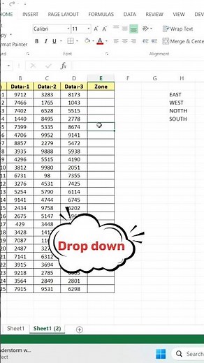 How to Create Drop Down List in Excel | Easy Step-by-Step Tutorial