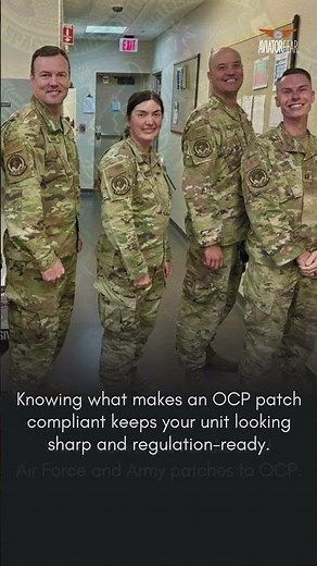 OCP Military Patches Explained: Authorized, Accurate, and Compliant