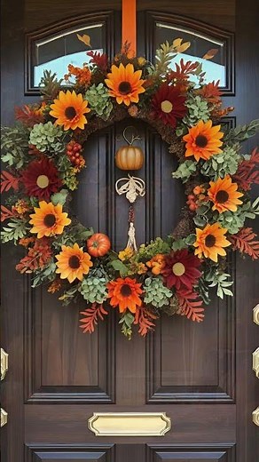 DIY Fall Wreaths: Crafting Beautiful & Welcoming Door Decor for the Autumn Season