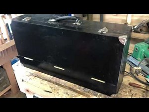 Vintage style carpenters toolbox