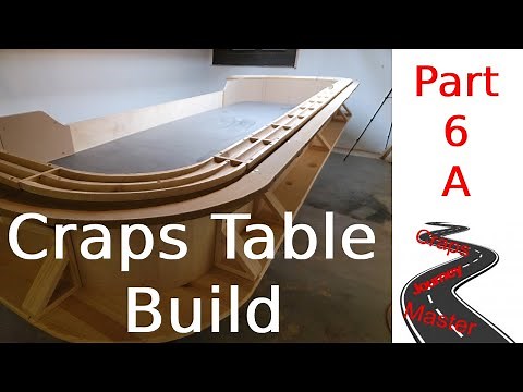 Craps Table Build Part 6A: How to make a craps table at home.