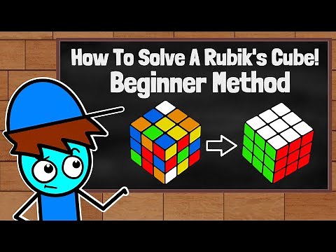 How To Solve A Rubik's Cube (Beginner Method) | Cubeorithms