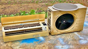 3.6M views · 28K reactions | Restoration Air Conditioning mini 12,000 Japan Old - Restoration Air Conditioning out of date !!! 樂 #restoration #air_conditioning | Rescuse and Repair | Facebook