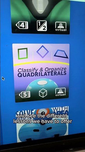 Digital Lesson to Teach about Classifying Quadrilaterals 5th Grade Common Core Lesson in Make Wonder