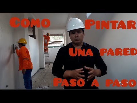 HOW TO PAINT A WALL CORRECTLY