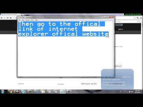 How to Download Internet explorer 9