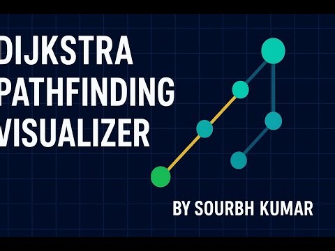 Shortest Pathfinding Simulation for Robotics | Dijkstra Algorithm in Python (OpenCV)